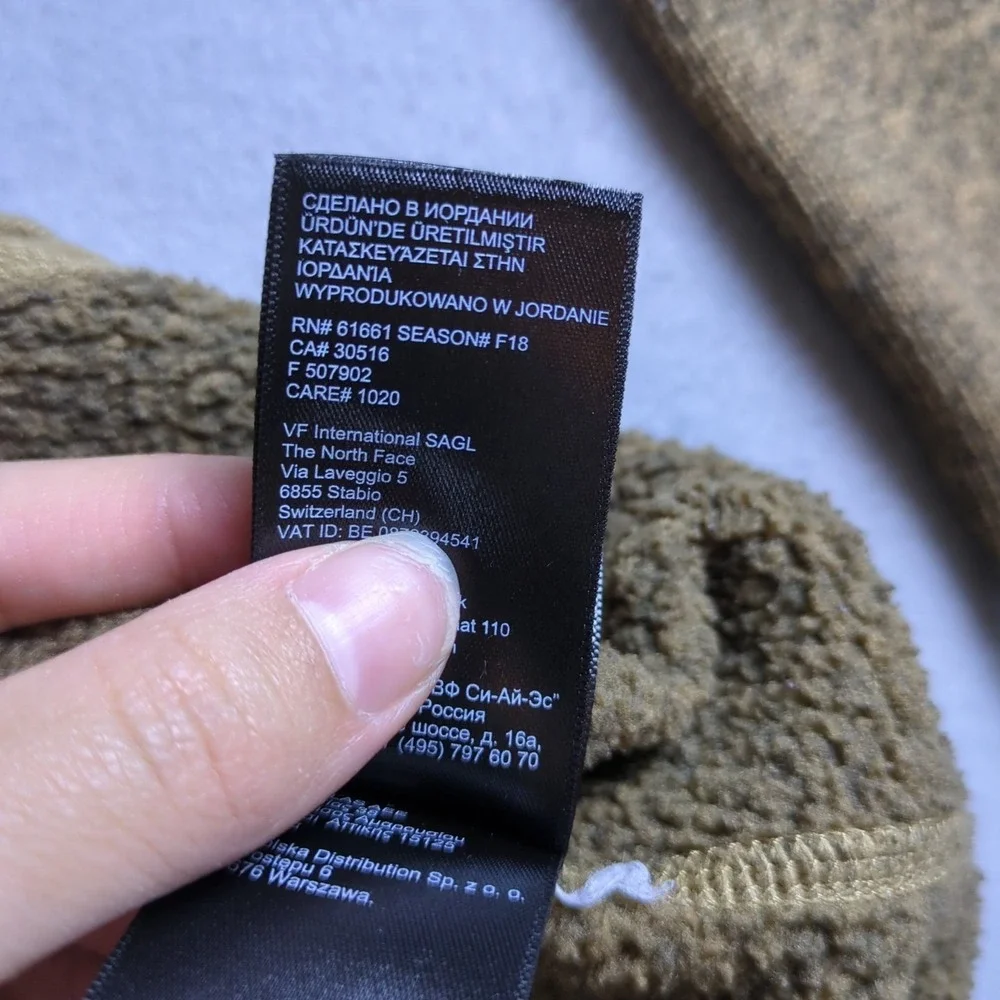 The North Face Gordon Lyons 1/4 Zip Jacket Mens Small Brown Pullover Sweater